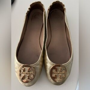 Tory Burch Ballet Flats - Gold